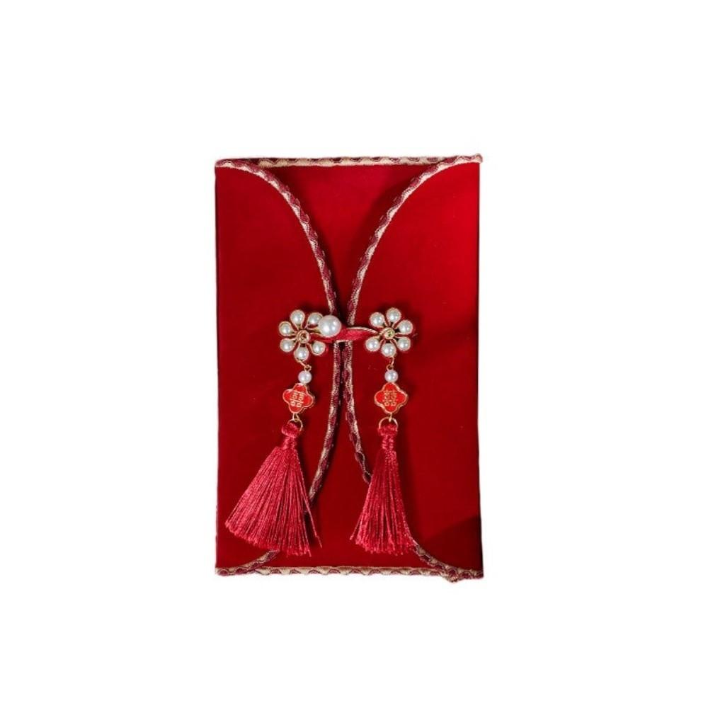 Luxury Big Red Envelope Traditional Ten Thousand Yuan Red Envelope  Gift Giving