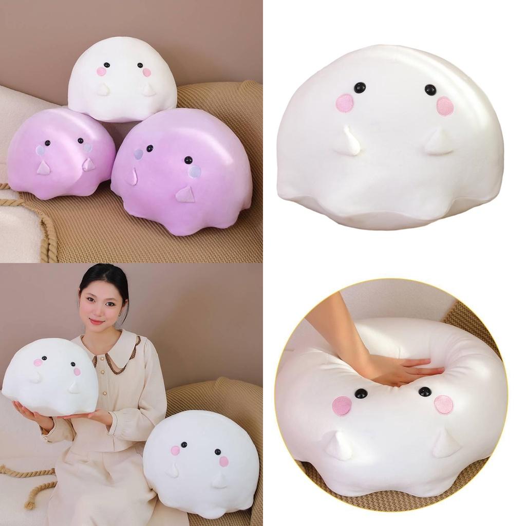 Soft And Cute Ghost Bunny Plush Toy For Kids Purple And White Customizable Design Perfect Birthday Gift Characters)