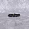 Natural Selenite Beaded Bracelet Selenite And Lava Bracelet For Men Diffuser Bracelets Beaded Healing Crystals Jewelry, Gift for Him