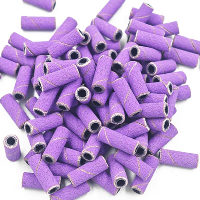 60 Pcs/Box 3Mm Mini Sanding Bands Stainless Steel Nail Drill Bits Mandrel Electric Manicure Accessories Tool