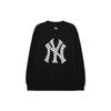 MLB New York Yankees Sweatshirts Unisex Black Crew Neck Moderate (Unisex) Sweatshirts 3AMTM0831 50BKS