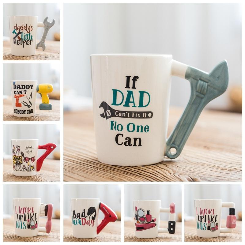 Creative Game Controller Ceramic Mug Color Letter Game Console Rocker Ceramic Water Cup Cartoon Coffee Cup