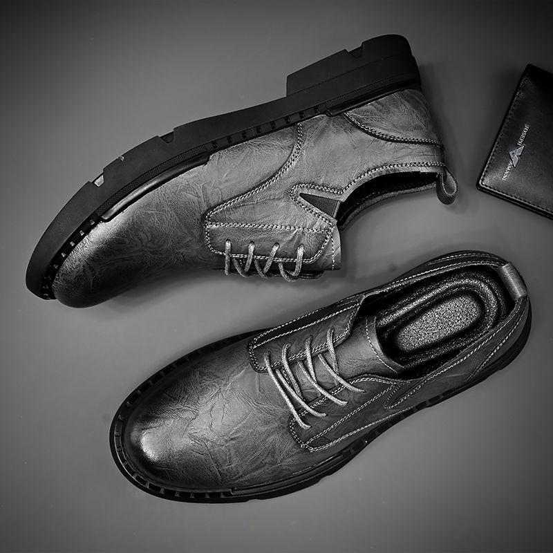 Ανδρικά Νέα Ανοιξιάτικα και Φθινοπωρινά Καθημερινά Παπούτσια από Γνήσιο Δέρμα