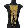 1 Pair Sequined Beaded Uniform Epaulets Party Costume Epaulettes Glittering Shoulder Wrap Epaulet for Stage Performances