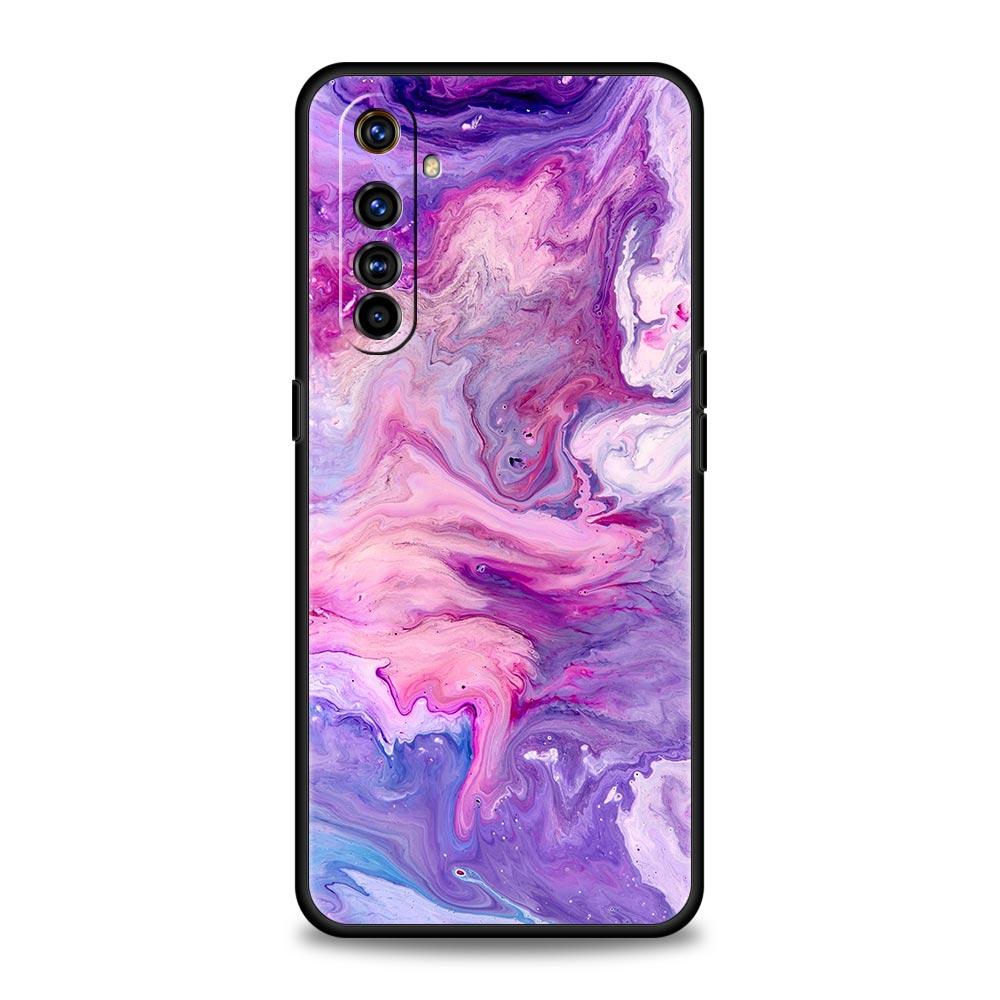 Vintage Marble Soft TPU For Realme 13 12 11 10 9 Pro Plus GT3 GT2 C21 C25 C35 C53 C55 C67 Pro 5G Phone Case Cover Fundas Capas