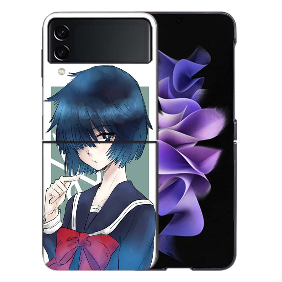 

Urabe Mikoto Coque For Samsung Z Flip7 6 Galaxy Case Shockproof Z Flip5 Z Flip3 4 5G Hard Cover Phone TPU PC Hard Funda Galaxy Z Flip 3 5G