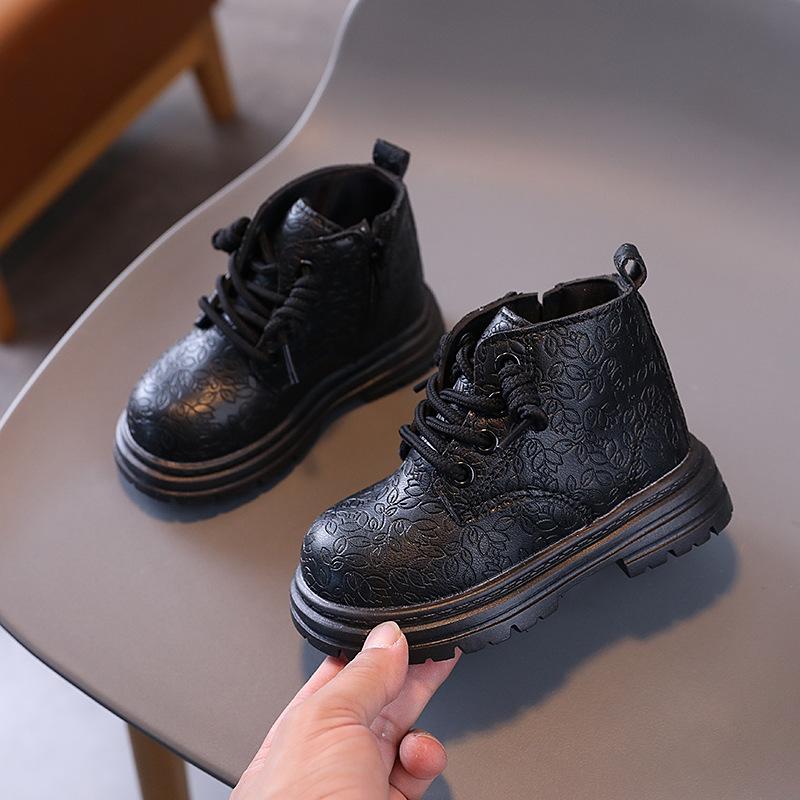 Kids Shoes Boots for Girl Thick Bottom Toddlers Ankle Boots Fashion Spring Autumn Children's Causal Boots Versatile Non-slip