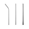 304 Stainless Steel Straw Set Color Metal Straw Restaurant Milk Tea Beverage Coffee Tube Straight Pipe Elbow Set