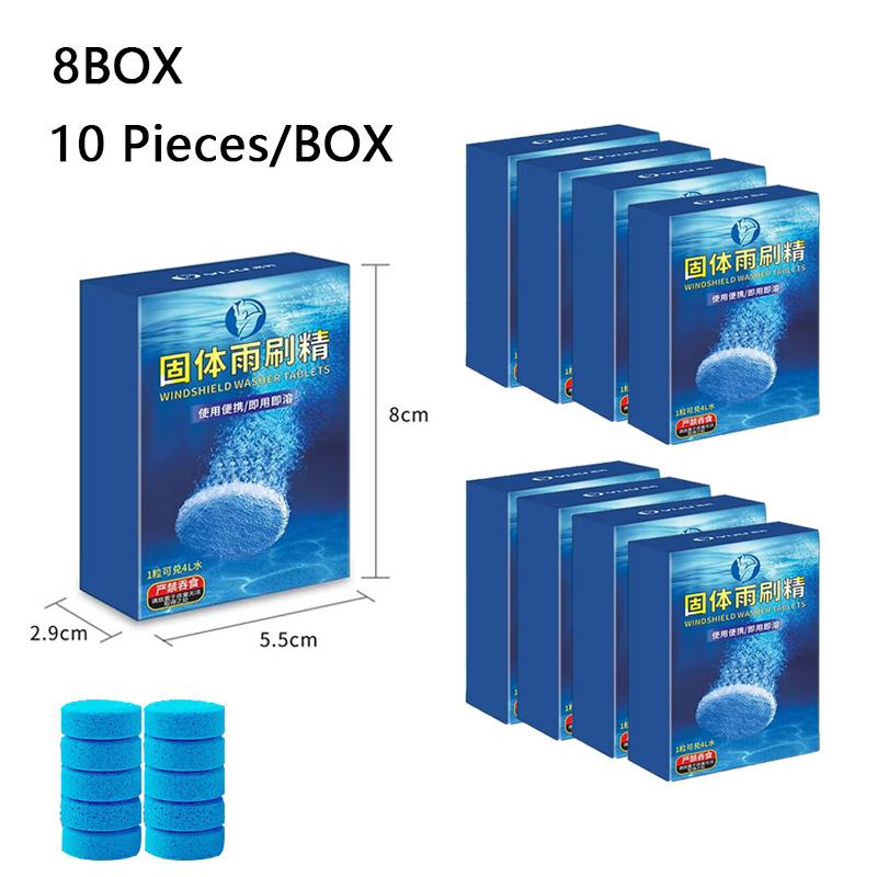 Car Glass Water Summer Effervescent Tablets To Oil Film Remove Car Windscreen Glass Cleaning Tablet for All Seasons