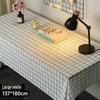 Luxury PEVA Waterproof Oil-Proof Tablecloth - Light Rectangular Dining & Coffee Table Cover