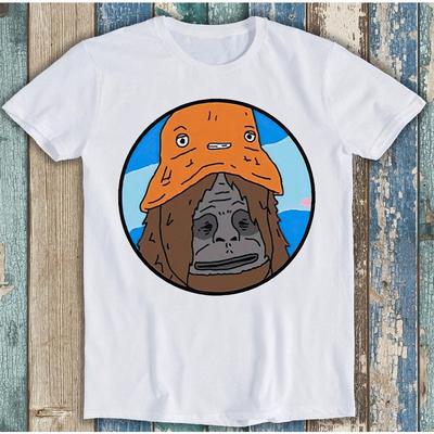 Sassy The Sasquatch Printed T-shirt for Women and Men's Trendy Top Comfortable Loose Short Sleeve Unisex T-shirt