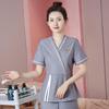 Beautician Short-Sleeve Uniform Set for Spa & Massage Professionals