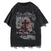 Devil Tarot Debiruman Devilman Crybaby Men's Tshirt Japan Anime Tee Shirt Harajuku Manga T-Shirts Cotton Clothing