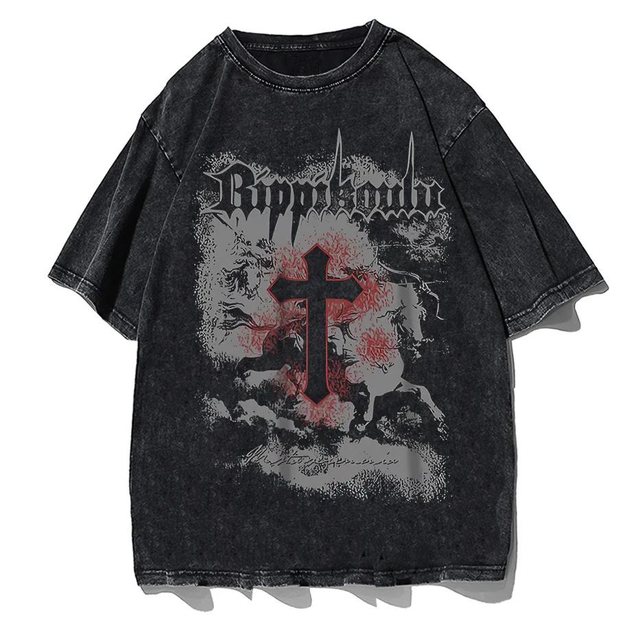 Devil Tarot Debiruman Devilman Crybaby Men's Tshirt Japan Anime Tee Shirt Harajuku Manga T-Shirts Cotton Clothing