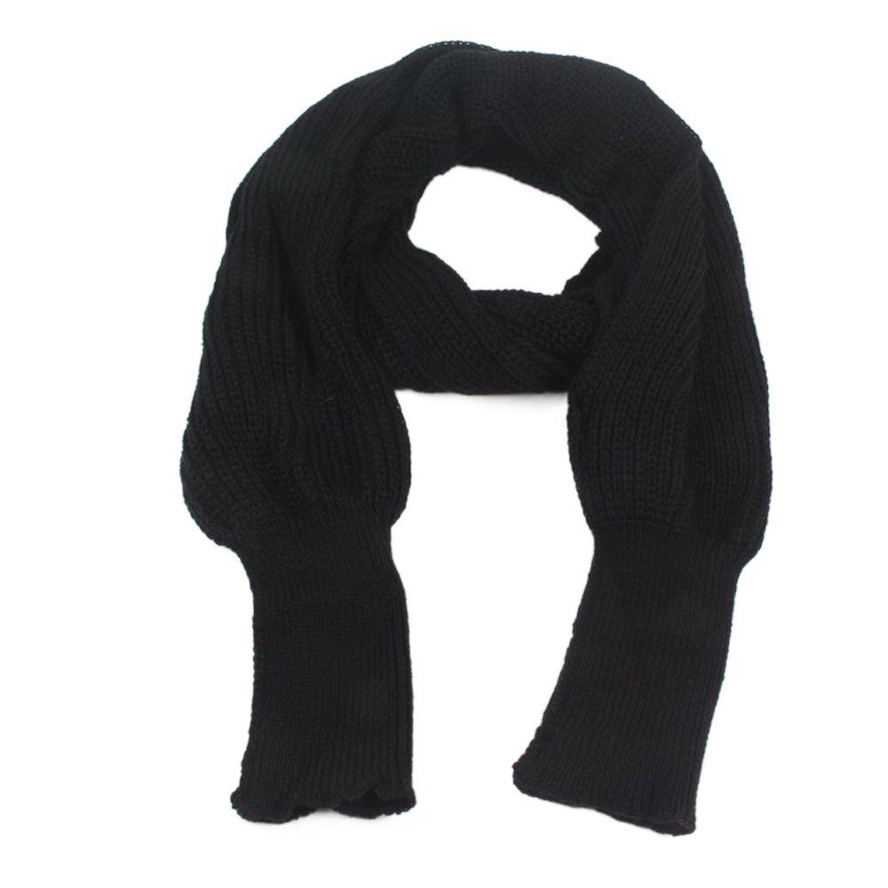 Long Sleeve Wrap Scarf Autumn Winter Shawl Scarf Korean Style Knitted Scarf Unisex Scarf Poncho