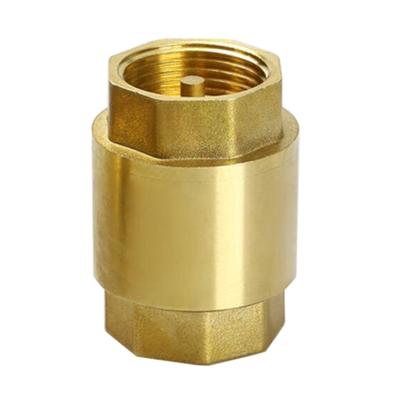 Versatile Brass Check Valves Long Lasting 1" Brass Check Backflow Preventer 1inch for Fountain Suction Hose Washing