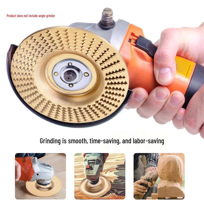 Curved & Flat Surface Wood Carving Grinding Disc for Angle Grinders