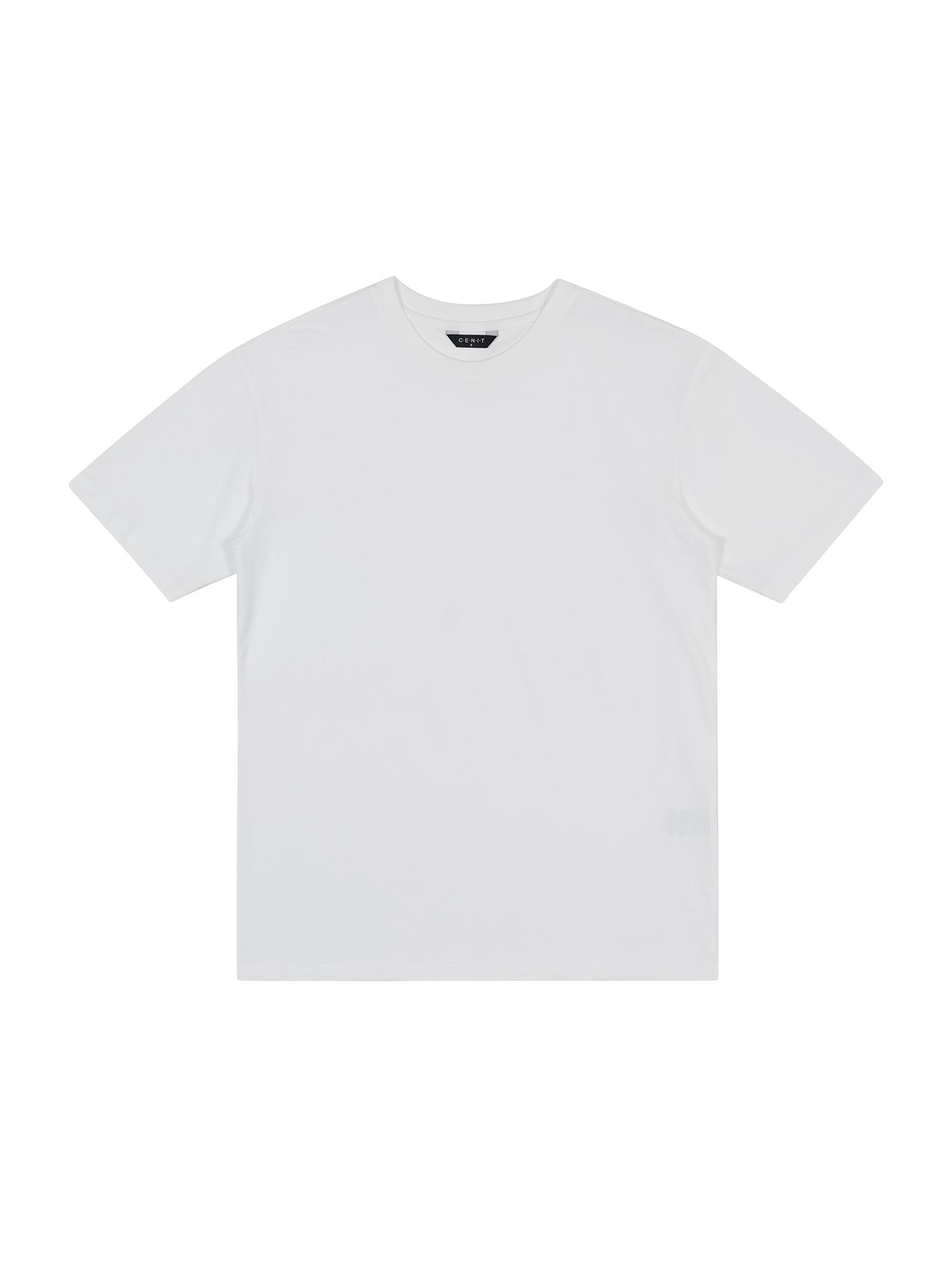 Senit Supima Coolmax Crew Neck T-Shirt White L