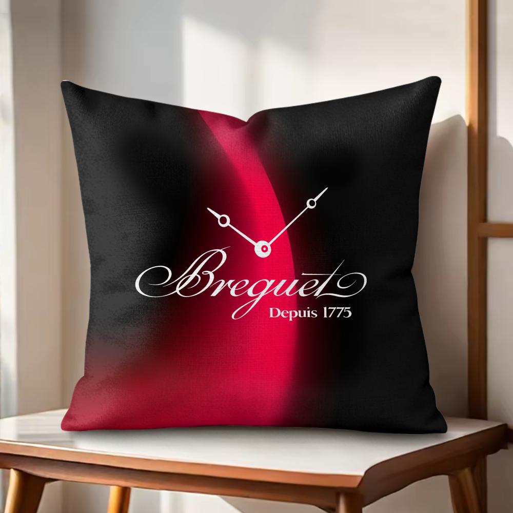 Luxury BBreguet Cushion Cover Natural Linen Organic Fabric DoubleSided Printing Couch Pillow Covers Home Decor