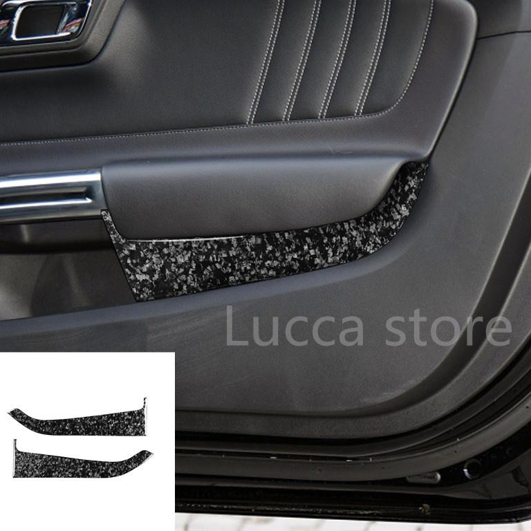 Carbon Fiber For Ford Mustang 15-20 CD Air Conditioning Control Panel Gear Panel Air Panel car Sticker cover Car