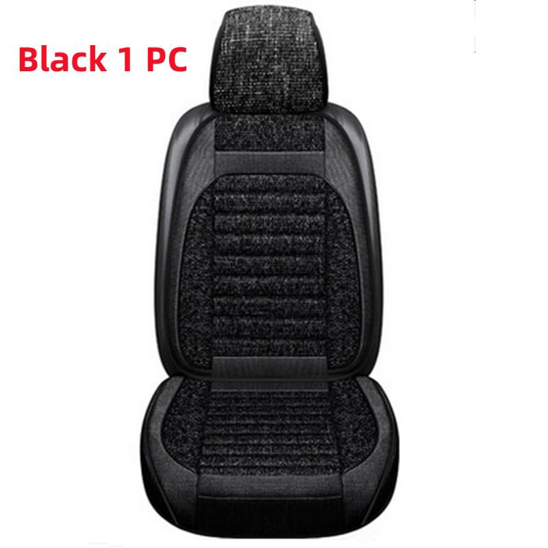 Universal Car Seat Covers Breathable Linen Front Seat Protector Cushions Classic Seat Decoration Protective Mat Accessories