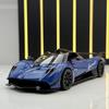 1:32 Pagani Huayra R Supercar Alloy Car Model Sound and Light Pull Back Children's Toy Collectibles Birthday Gift