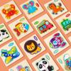 Baby Montessori Toys 3d Wooden Puzzle Cartoon Animal Traffic Jigsaw Puzzle Early Learning Educational Toys for Children Gift