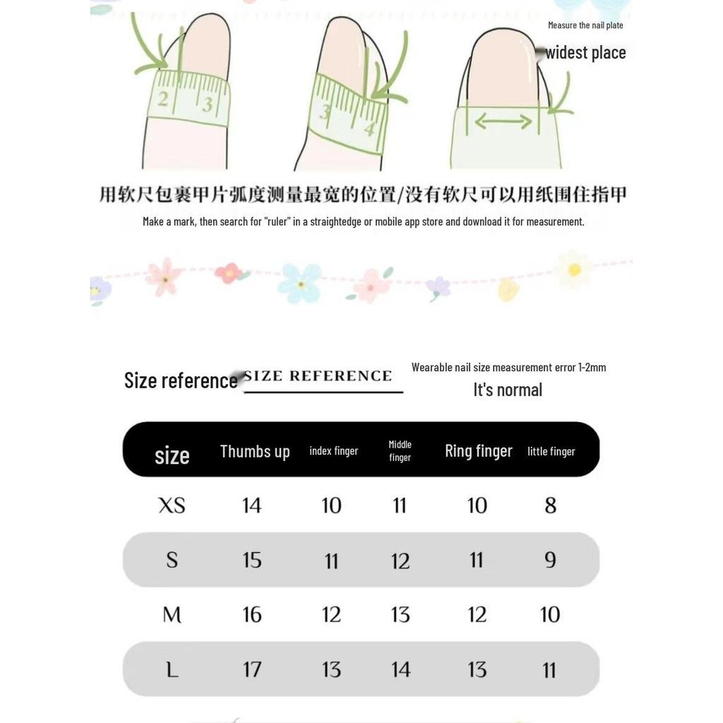 Cat Eye Style: Handmade Cute Cartoon Girl Short Round Nail Art Stickers A619