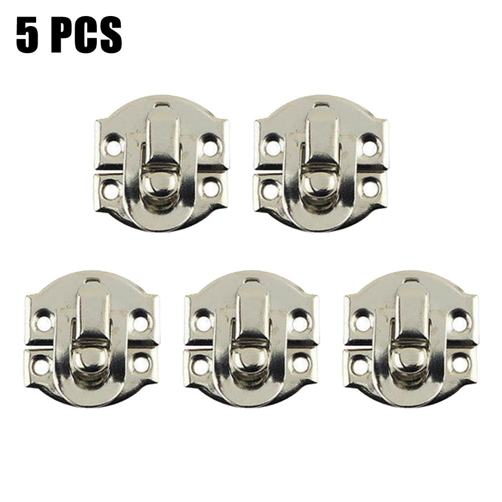 5/12set Jewelry Box Hasp Clasp Suitcase Wood Chest Cabinet Decorative Lock Latch Vintage Case Buckle Lock Decorative Hardware