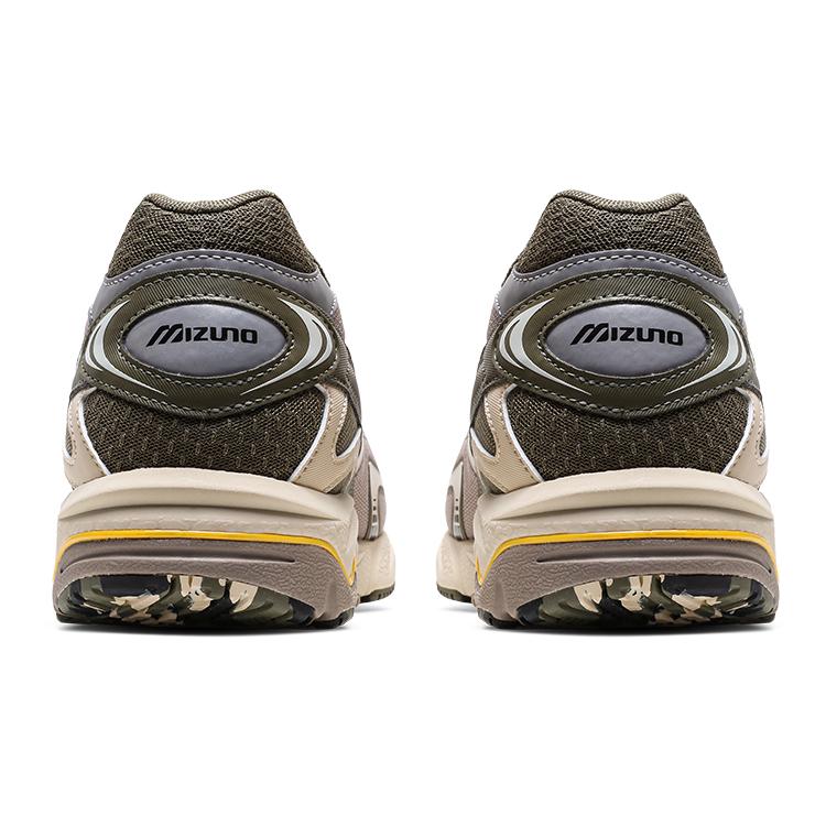 Mizuno Wave Solar V2 Retro Trend Functional Non-Slip Wear-Resistant Supportive Low-Top Casual Running Shoes Unisex sneaker Olive-Green D1GH231808