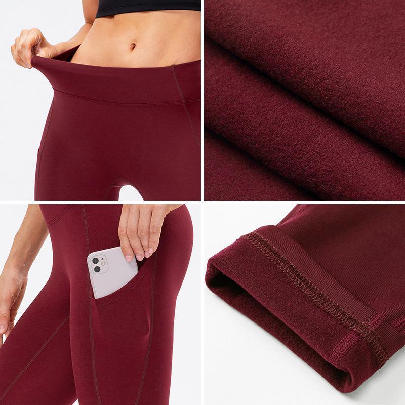 Women Sport Leggings Winter Keep Warm Fitness Pants
