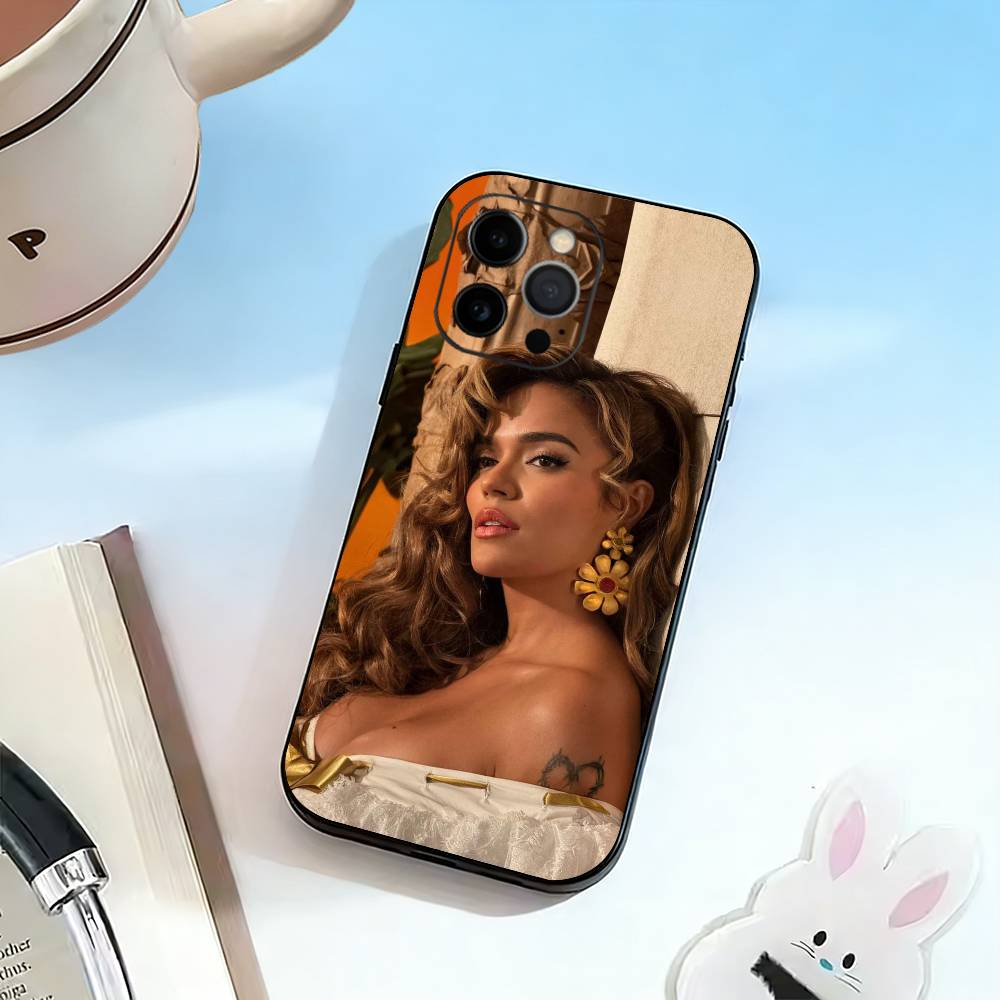 Singer K-Karol G Amargura   Phone Case Silicone Soft For IPhone 17 16 15 14 13 12 11 X XR Plus Pro Max Plus