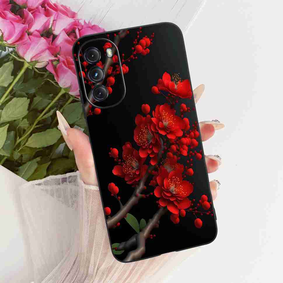 For Motorola Moto G 2022 Case XT2213 XT2213-3 Silicone TPU Black Cover For MOTO G 2022 6.5" New Colorful Butterfly Phone Cases
