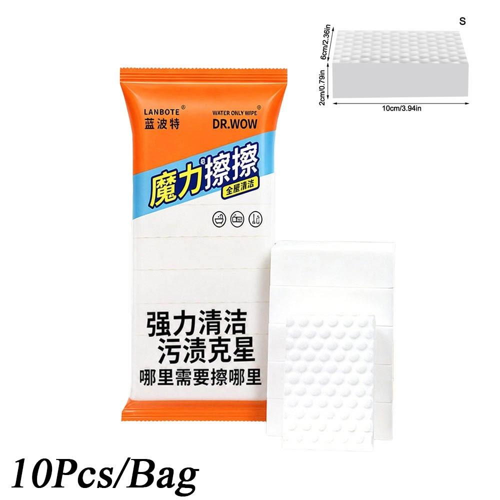 10Pcs Double Sided Nano Cleaning Sponge Compressed Cleaning Eraser Block Home Cleaning