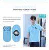 2022 Blue School Uniform Set: Summer Short Sleeve Sportswear for Primary, Junior High & High School