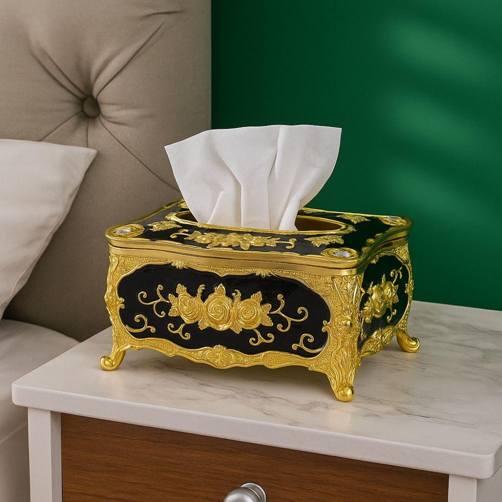 European Style Tissue Box Holder Light Luxury Tissue Dispenser Napkin Holder  Restaurants
