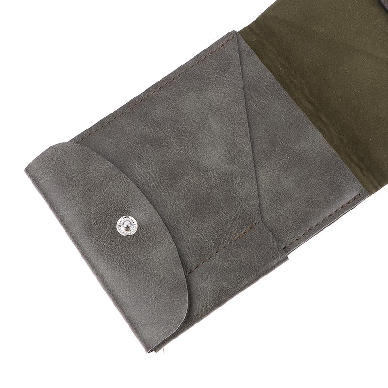 Multifunctional Compact Wallet Bi-Fold Id Card Clip With Pen Minimalist Wallet For Daily Commuting Business And Travel