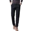 Pants Men's Spring and Autumn Men's New Fleece Warm Versatile Simple Business Pants Solid Color Trend Casual Men's Pants