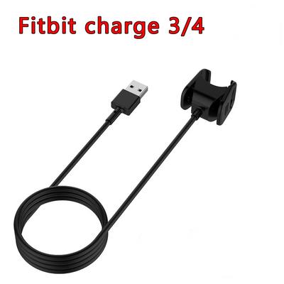 Fitbit Charge 2 3 4 Akıllı Saat için USB Şarj Kablosu Şarj Kablosu Fitbit 3 SE Aksesuarları Şarj Yuvası Adaptörü