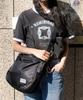 Nominical [Flexible Bag] Nylon Multi-Pocket Peddler Crossbody Bag (Dusty Blue)