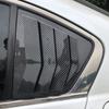 Für Honda Accord 8. Limousine 2008-2013 Auto Heckklappenfenster Seitenjalousie Abdeckung Zierleiste Aufkleber Lüftungsschaufel ABS Kohlefaser Schwarz
