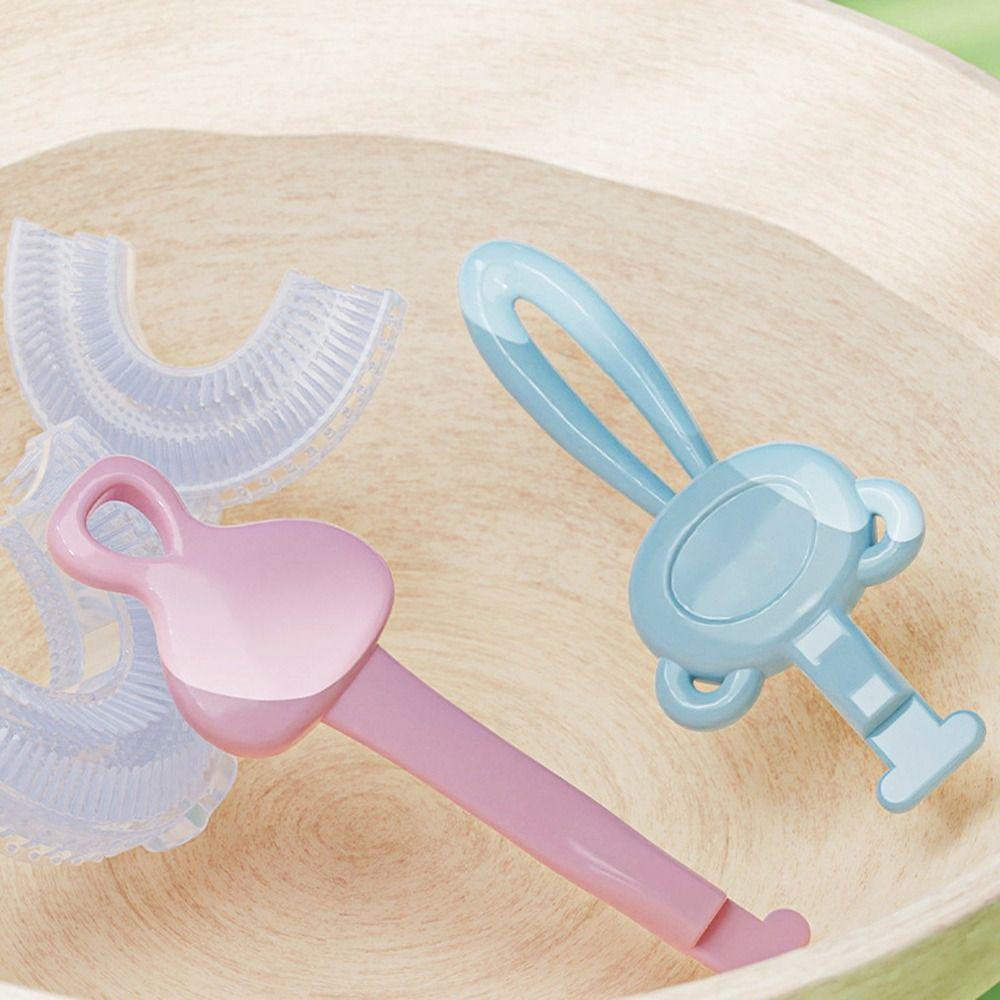 Teeth Cleaning Silicon Oral Care Tooth Brush Teeth Clean Brush Cleaning Brosse U Shape Toothbrush