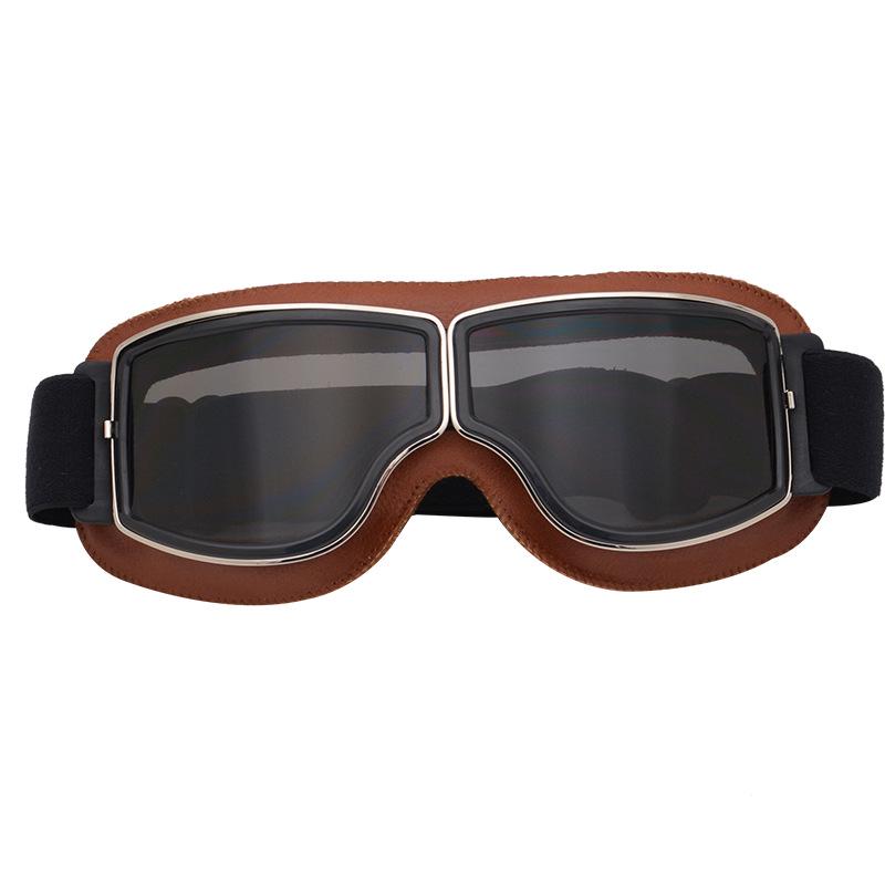 Retro Motorcycle Riding Goggles - Windproof & Dustproof for Off-road & Electric Vehicles