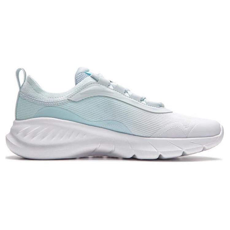 Li Ning Easy Fit Fle Fabric Low top Running Shoes Women's White Blue ARSU030-3