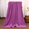Solid Color Thickened Microfiber Polyester-Cotton Beach & Bath Towel Set