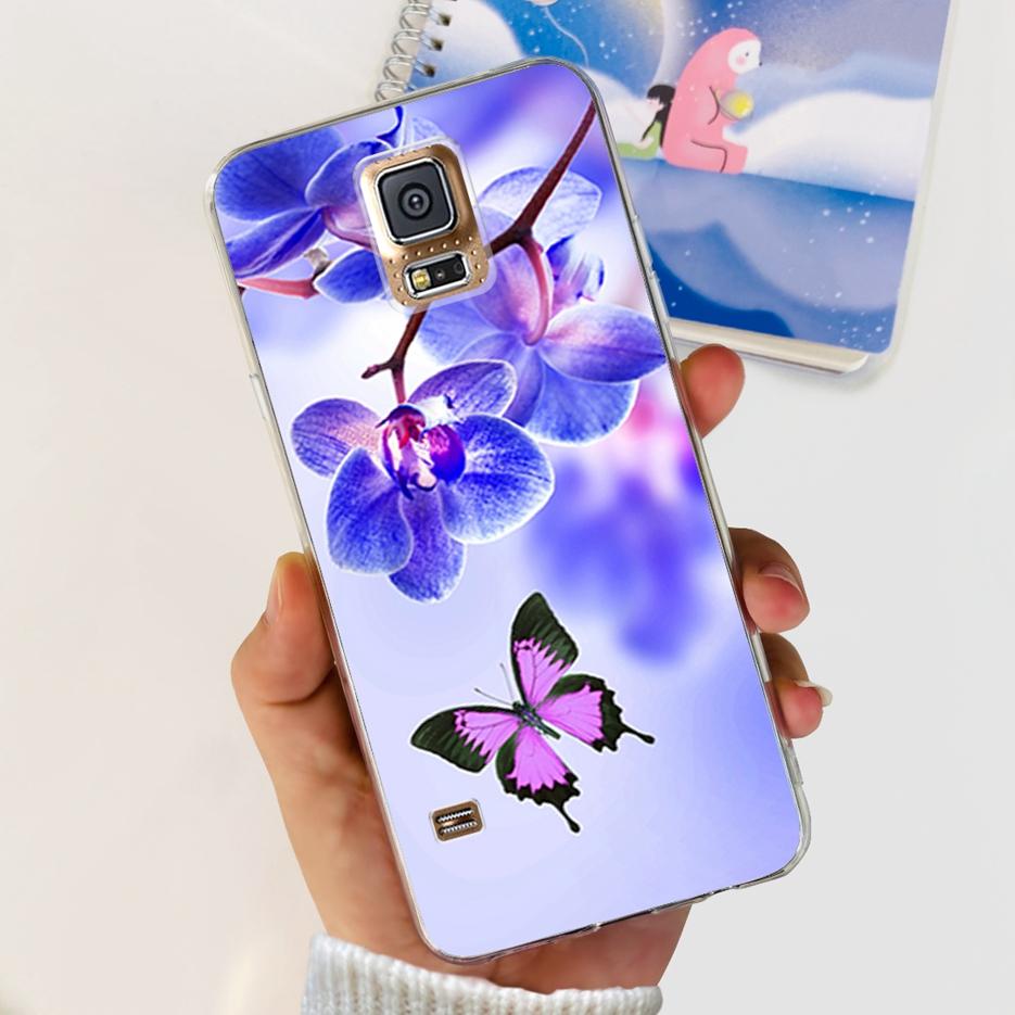 For Samsung Galaxy S5 Case SM-G900F G900I G900M Stylish Painted Cover Soft Silicone Phone Case For Samsung S5 S 5 GalaxyS5 Shell