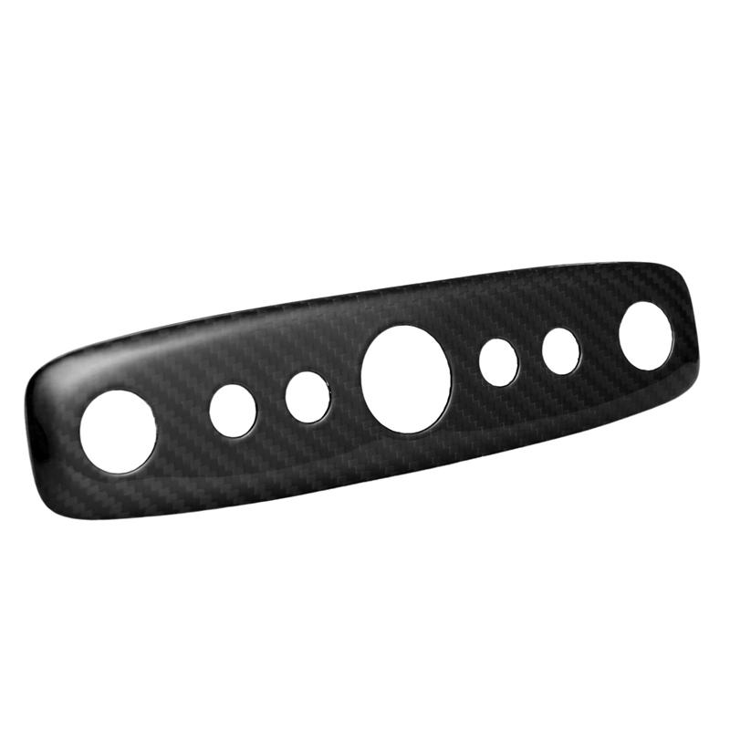 ABLZ-Car Roof Reading Light Frame Shift Button Trim Stickers Carbon Fiber For Tesla Model 3 Highland 2024