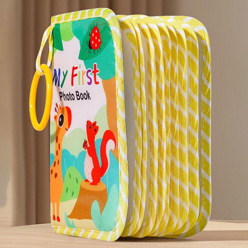 Fabric Memory Album Soft Cloth Cartoon Baby Photo Family Memory Album Book DIY Cloth Photo Album Newborn Gift