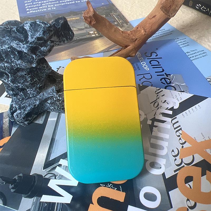 Gradient Solid Color Inflatable Lighter: Creative, Trendy, Personalized Design for Logo Customization