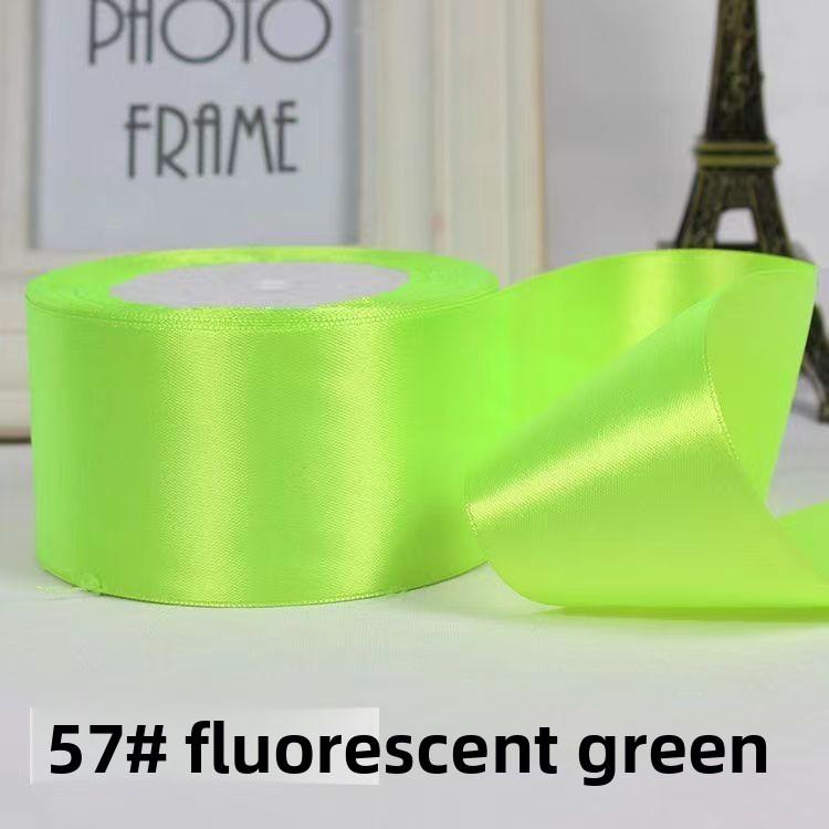 Satin Ribbon For Gift Wrapping And Floral Decoration 5cm Wide Silk Tape For Crafts And Events